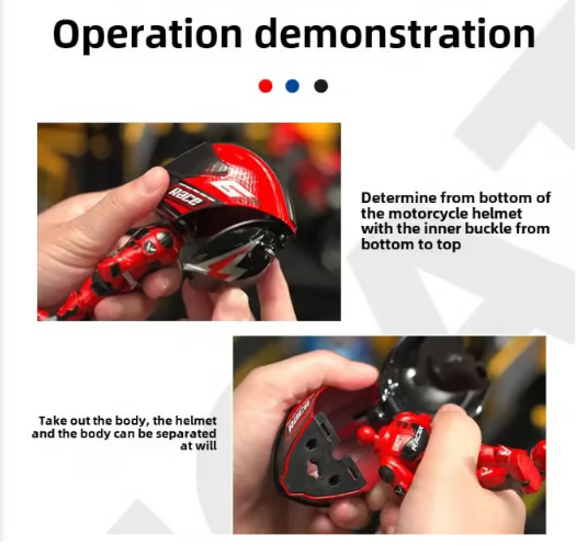 From Rider to Helmet — The Coolest Transforming Motorcycle Model Ever!