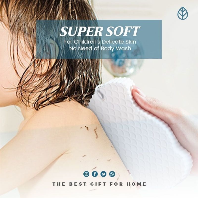 🎁 Super Soft Exfoliating Bath Sponge