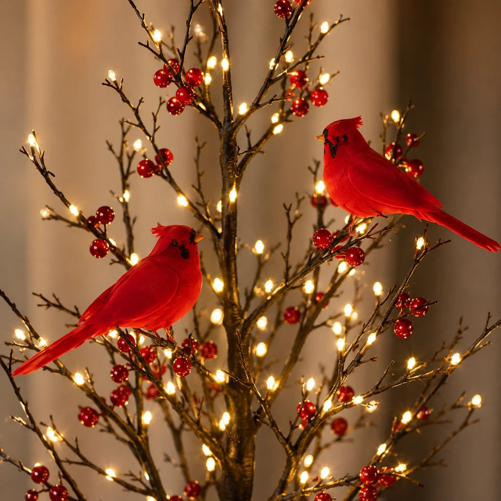 🔥HOT SALE🔥 ✨ 2026 Vintage Glowing Cardinal Tree