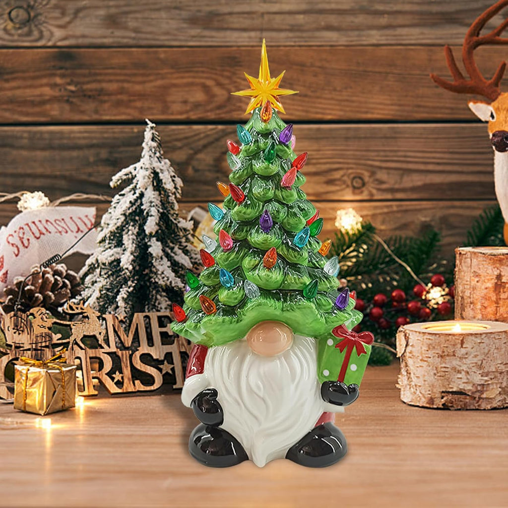 Christmas dwarf decoration with light
