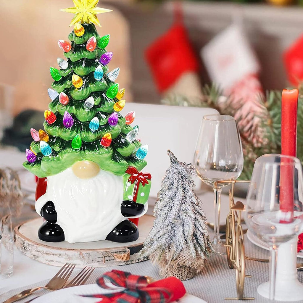 Christmas dwarf decoration with light