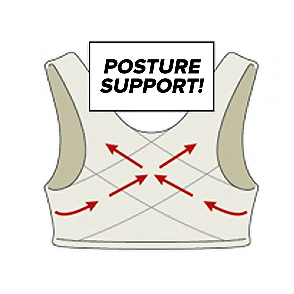 Front hooks, stretch-lace, super-lift, and posture correction