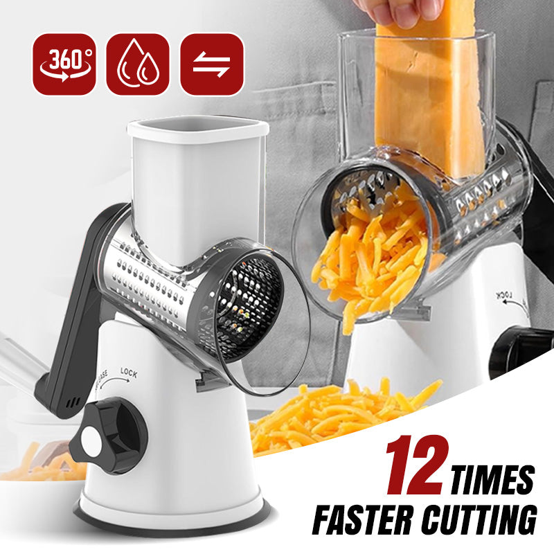 🔥 Multifunctional Manual Rotary Grater & Chopper 🚀