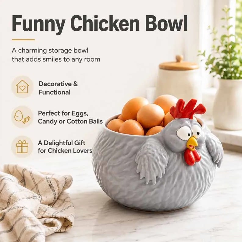 Funny Chicken Bowl