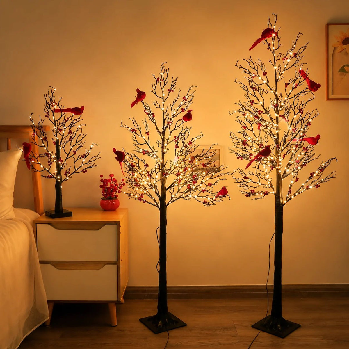 🔥HOT SALE🔥 ✨ 2026 Vintage Glowing Cardinal Tree