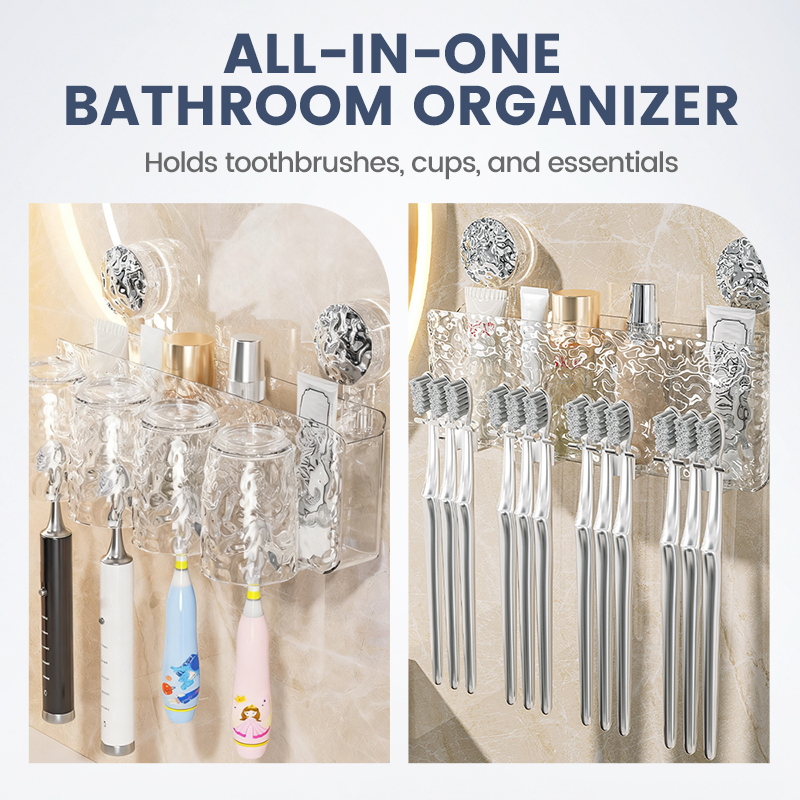 🔥Wall-Mounted Toothbrush Holder