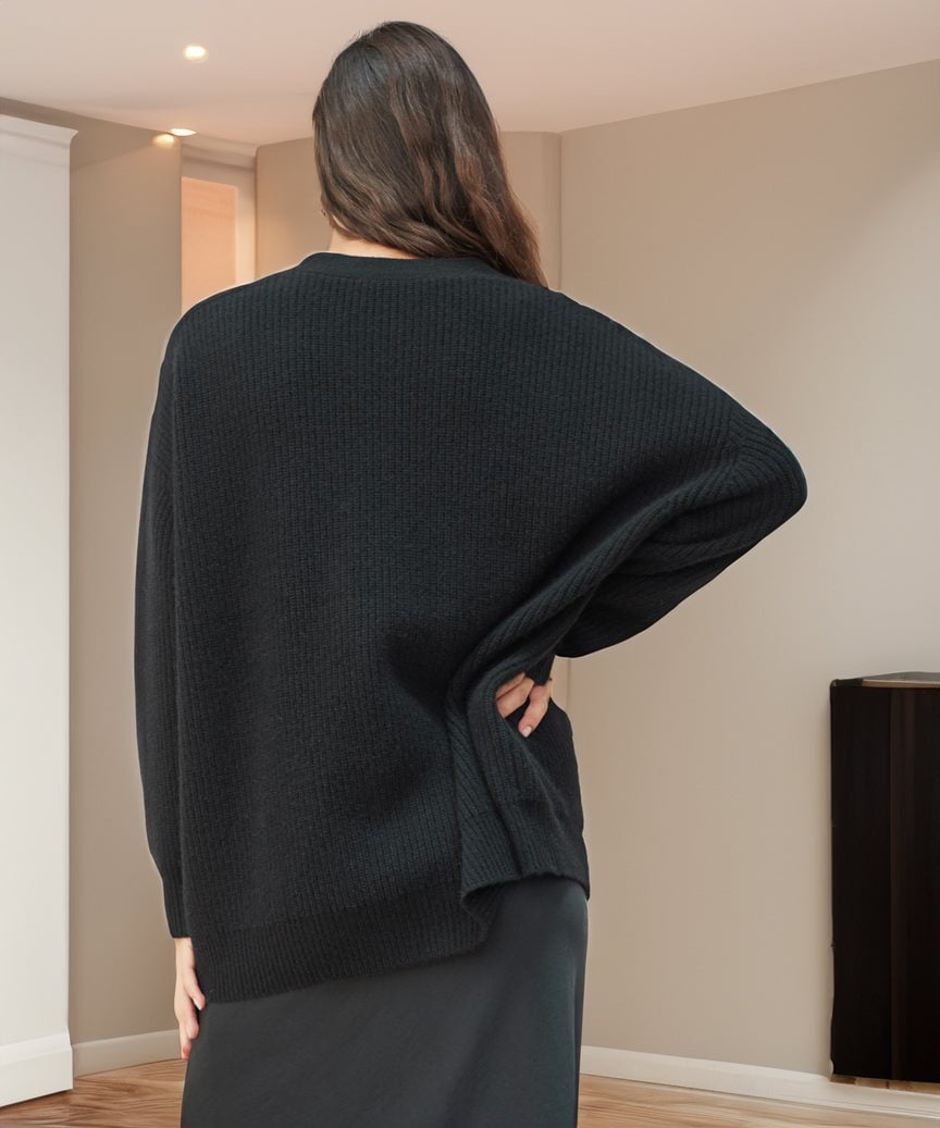 Fall-Winter Stylish Button Oversized Cocoon Cardigan