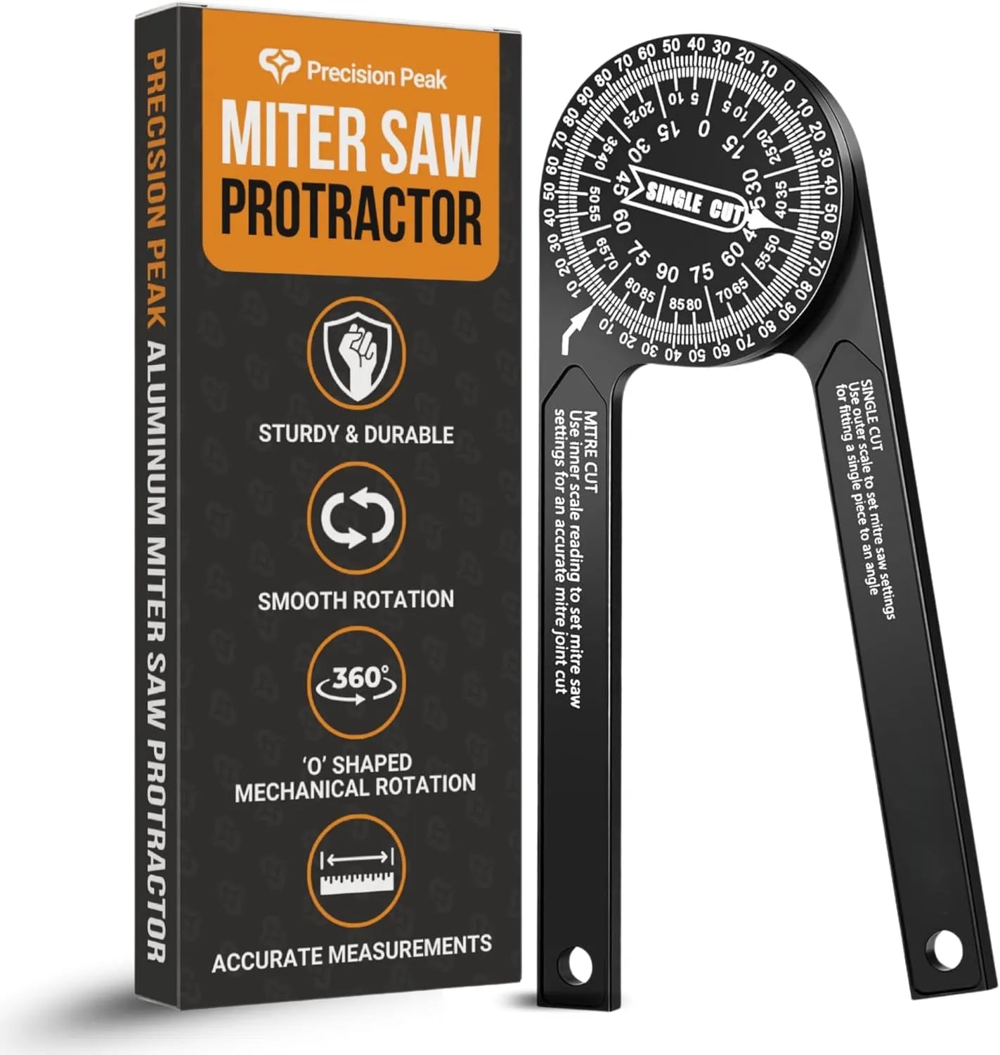 7-Inch Aluminum Alloy Miter Saw Protractor