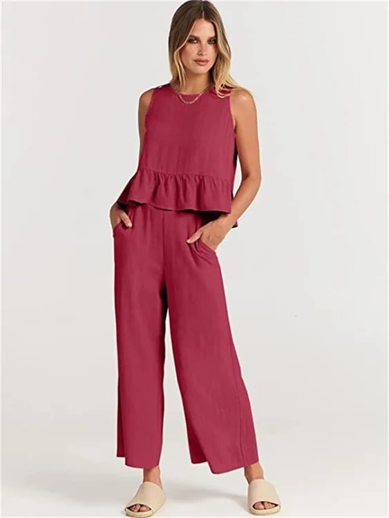 WOMEN'S SUMMER CASUAL 2 PIECE SET