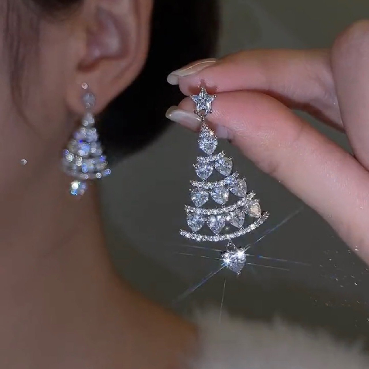 Christmas hot sale🎁Earrings Drawing from the Tree of Purity and Peace🎄