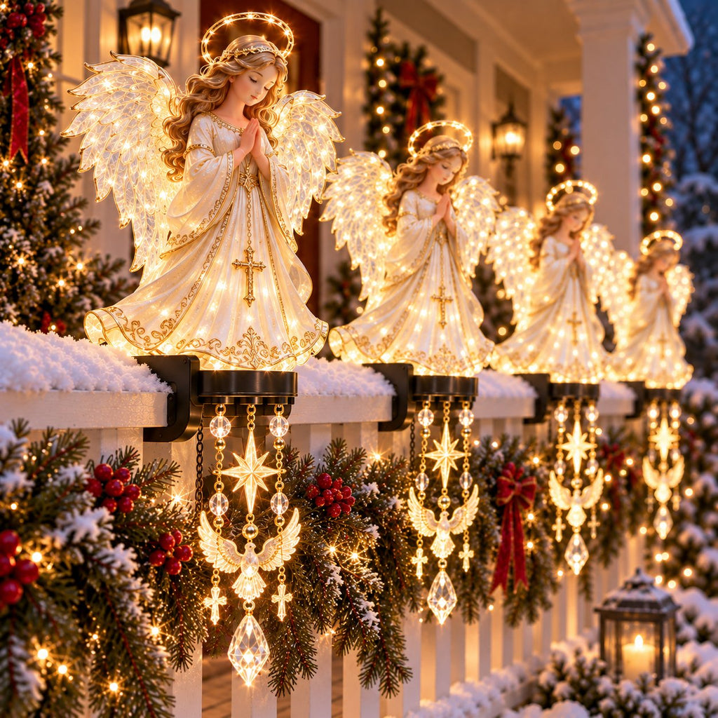 🎁🔥✨ Sacred Christmas Railing Lights