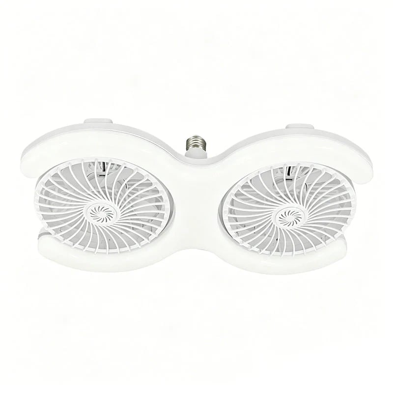 📢📢 ⏰Dual-Head LED Ceiling Fan with Light
