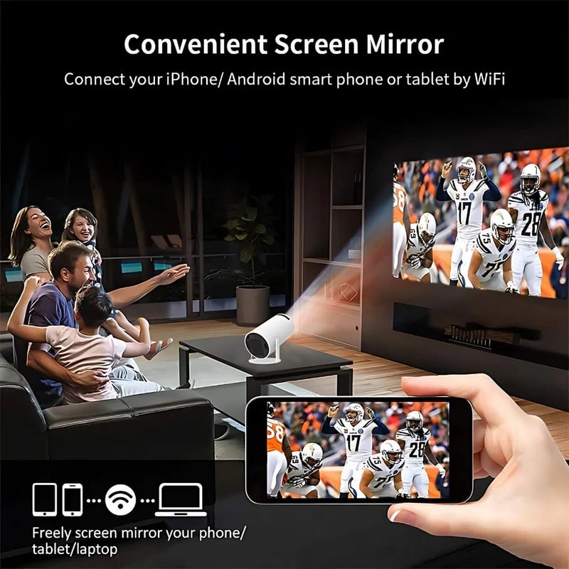 🎥✨ 4K Home Cinema & Outdoor 1080P HD Projector
