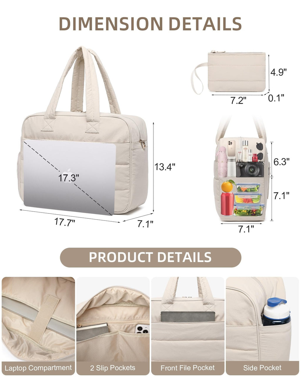 Lunch Tote Bag for Work