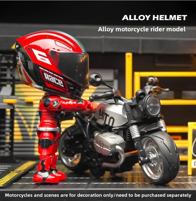 From Rider to Helmet — The Coolest Transforming Motorcycle Model Ever!
