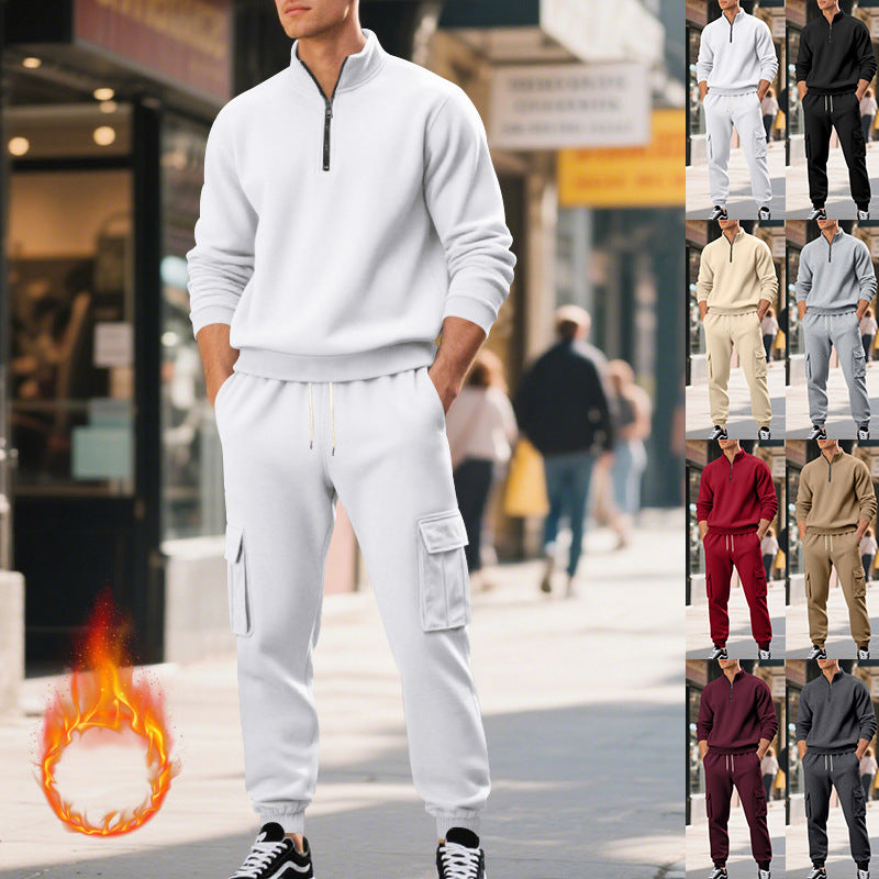 ❄️💖 Chic Versatile Men's Warm 2-Piece Set