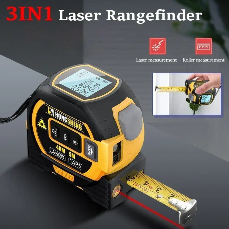 🎁High Precision Rangefinder Steel Tape Measure Tools