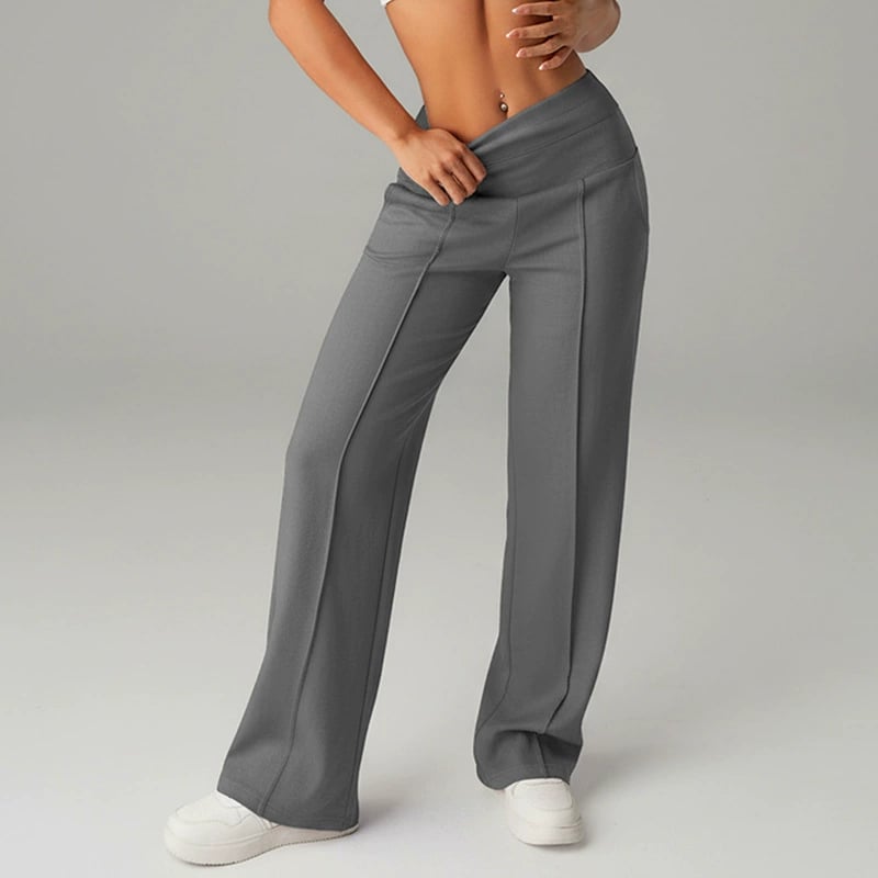💕Women's Plain Loose Straight Leg Pants