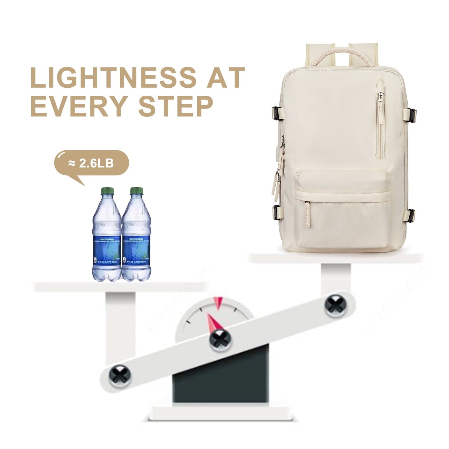 Women Large Travel Backpack Waterproof Hiking Rucksack✨