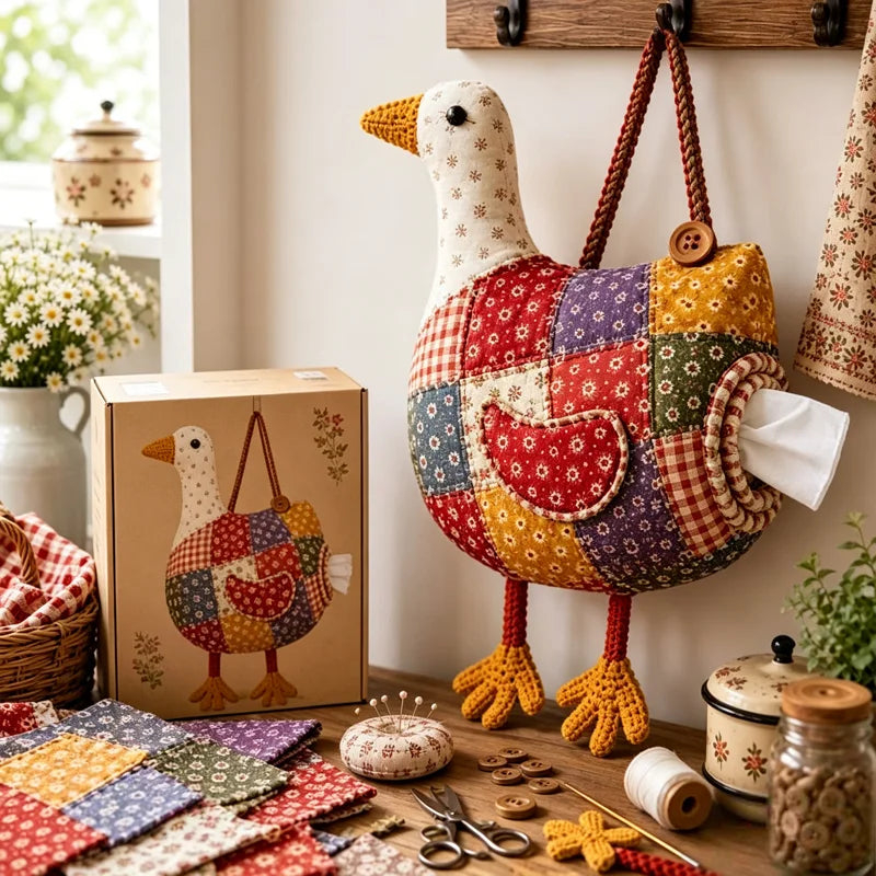DIY animal tissue holder – sew, hang, and brighten any space!