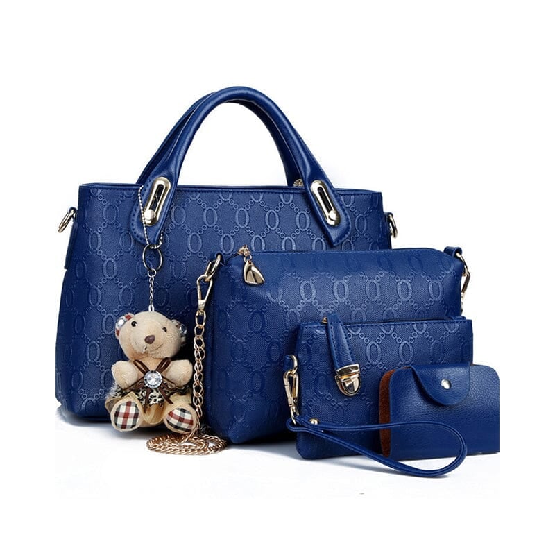 👜 Handbag with Four-piece Set
