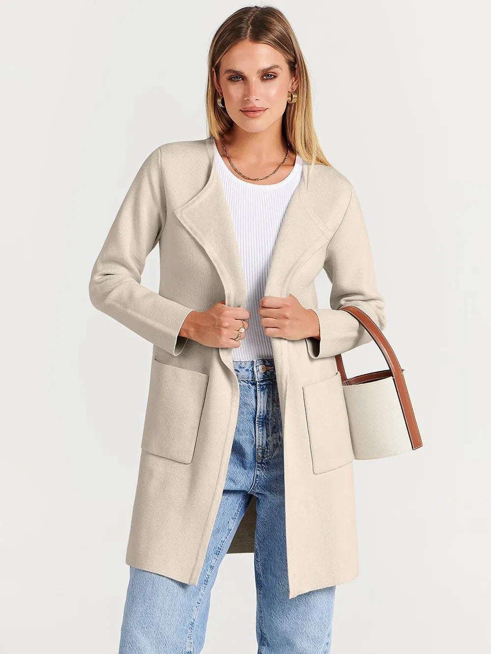 🔥🔥New Style Lapel Classy Coatigan