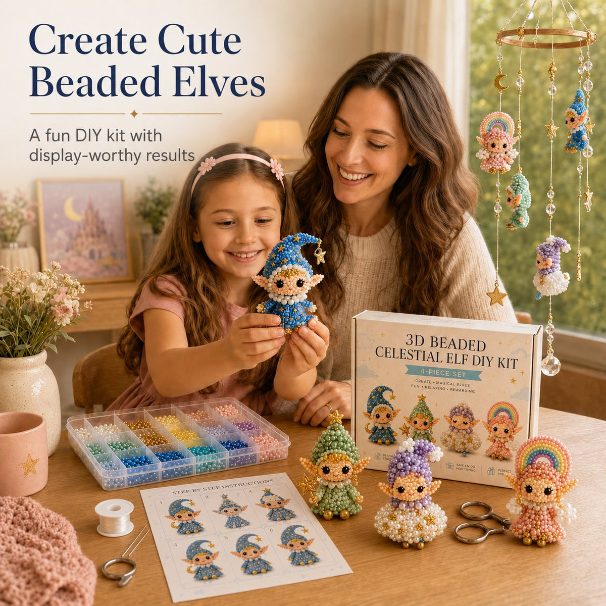 ✨3D Beaded DIY Kit – Choose Your Magical Theme