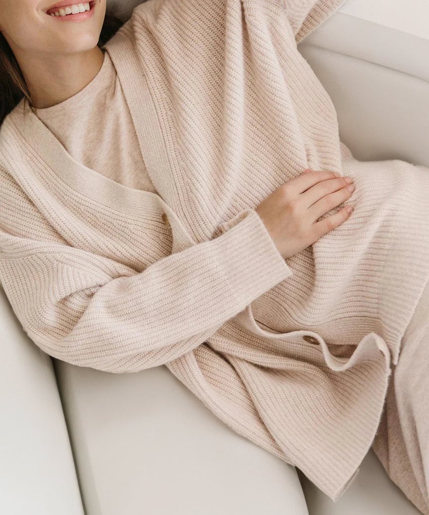 Fall-Winter Stylish Button Oversized Cocoon Cardigan