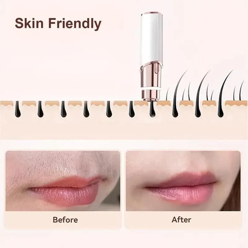2-in-1 Facial Hair Remover & Nose Hair Trimmer – Your All-in-One Precision Grooming Tool
