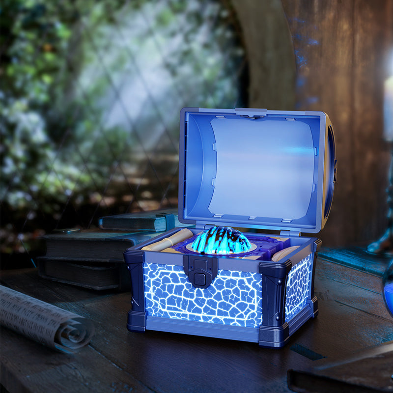 ✨[Treasure Chest Aurora Projection Night Light]✨