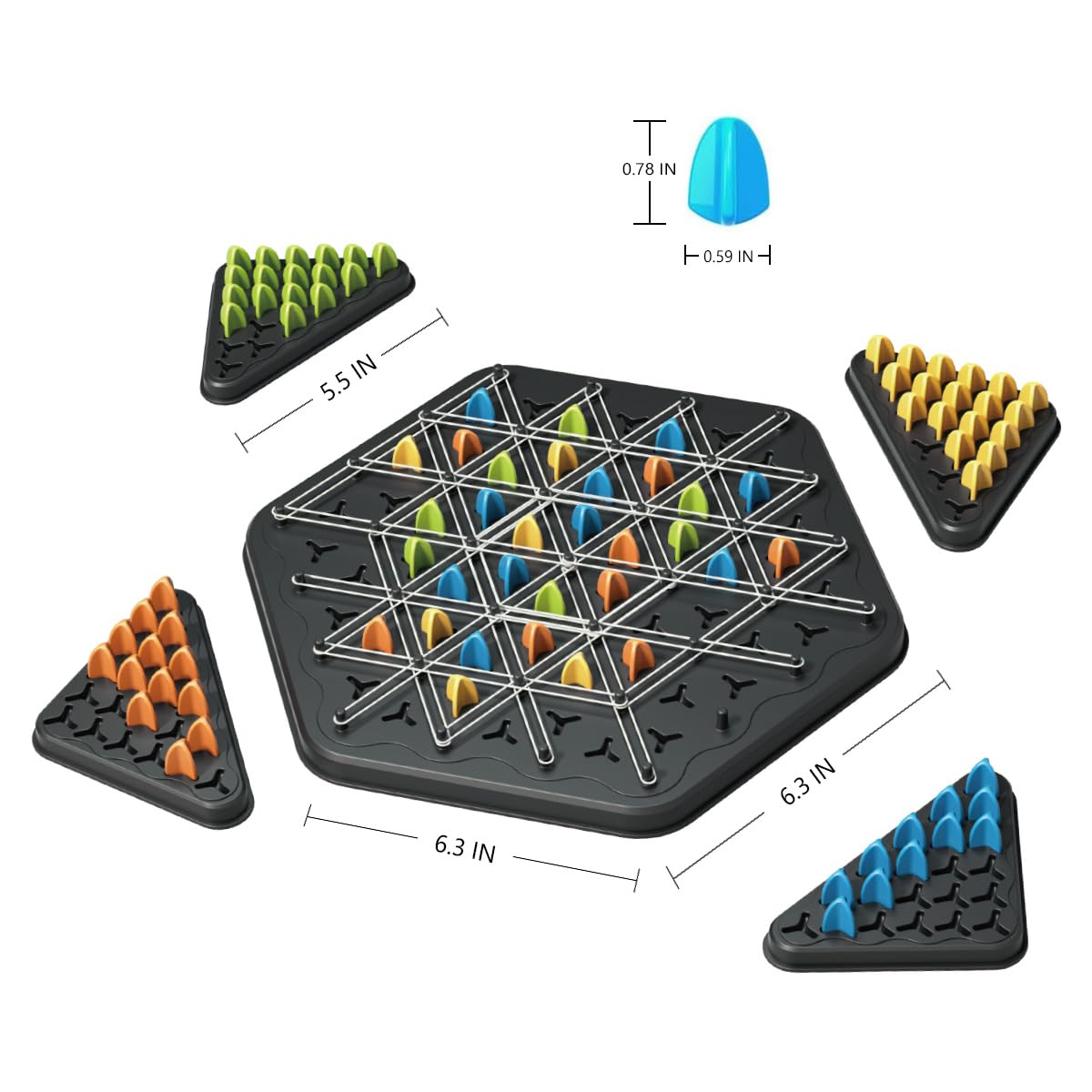 Chain Triangle Chess Game