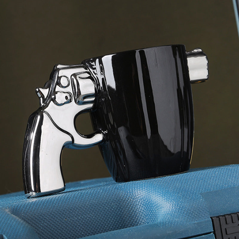🔥Creative Novelty Coffee Mug with Revolver Handle