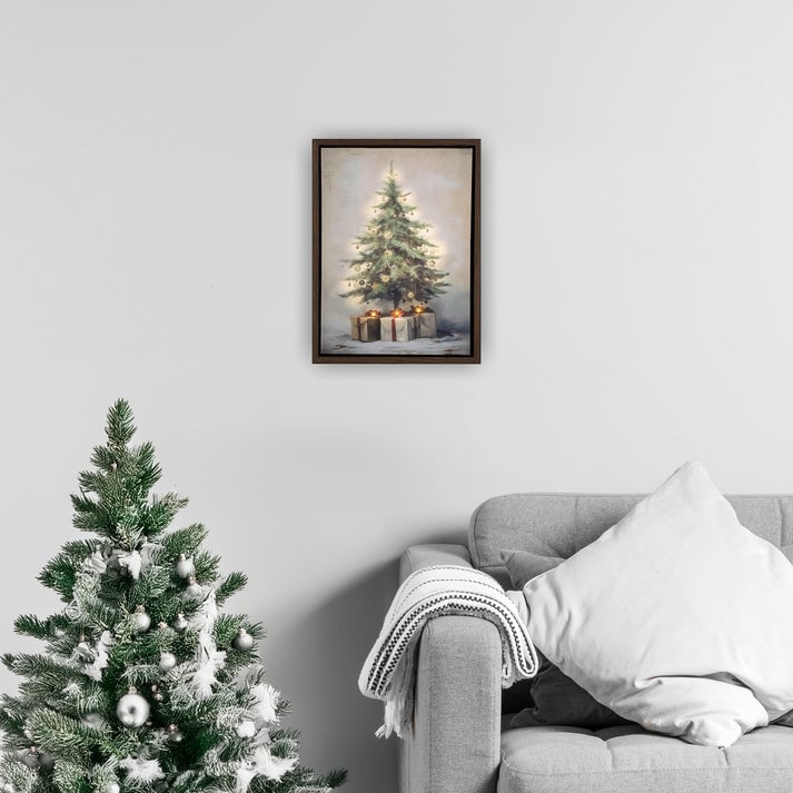 Lighted Wall Art - Old Time Christmas