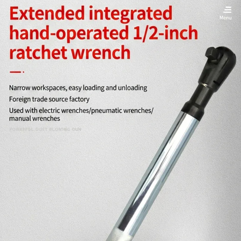 🛠️Extendable Ratchet Wrench for Power Drills & ⚙️Forging of chromium-vanadium steel