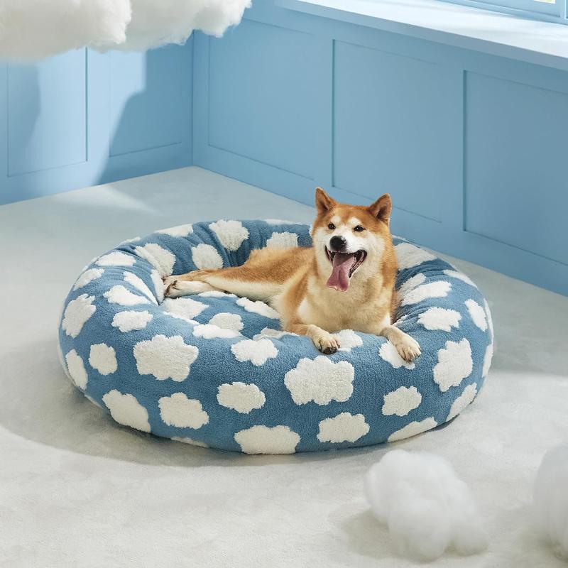 (🔥HOT SALE NOW 49% OFF) - Dog/Cat Bed, Cute Calming Bed for Dog/Cat, Small/Medium/Large Round Pet Bed for Indoor