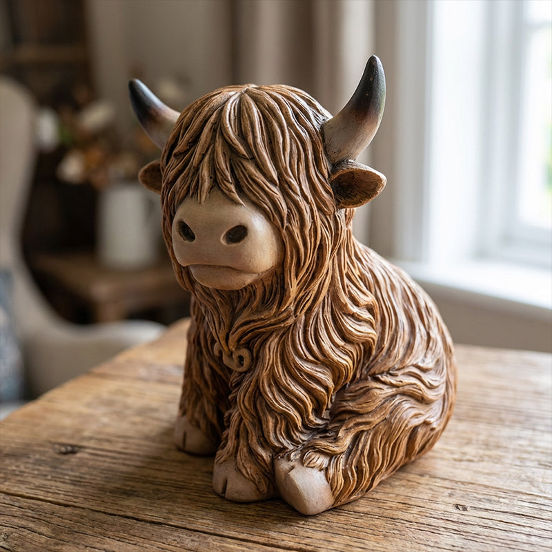 💥Cute Highland Cow Night Light