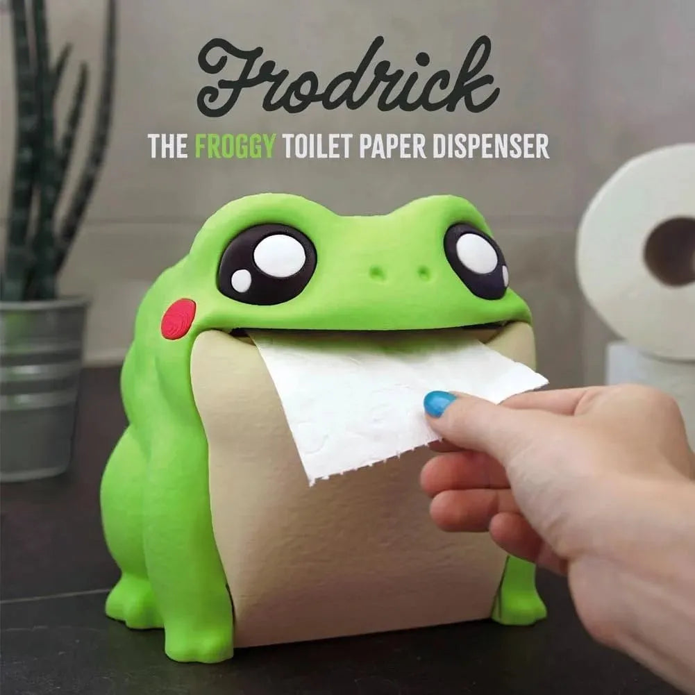 🎁🐸Frog toilet paper dispenser