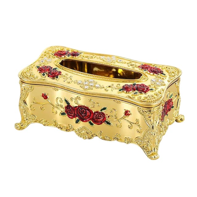 🎁European style tissue box creative acrylic retro living room kitchen