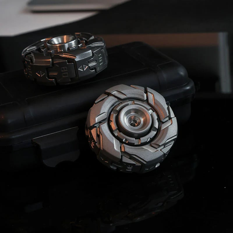 WarpFang:Stainless Steel Mecha Fidget Spinner
