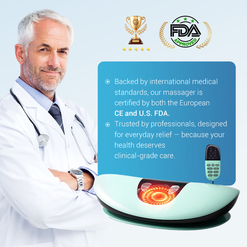 ✅Electric Lumbar Traction Device with Thermal Therapy