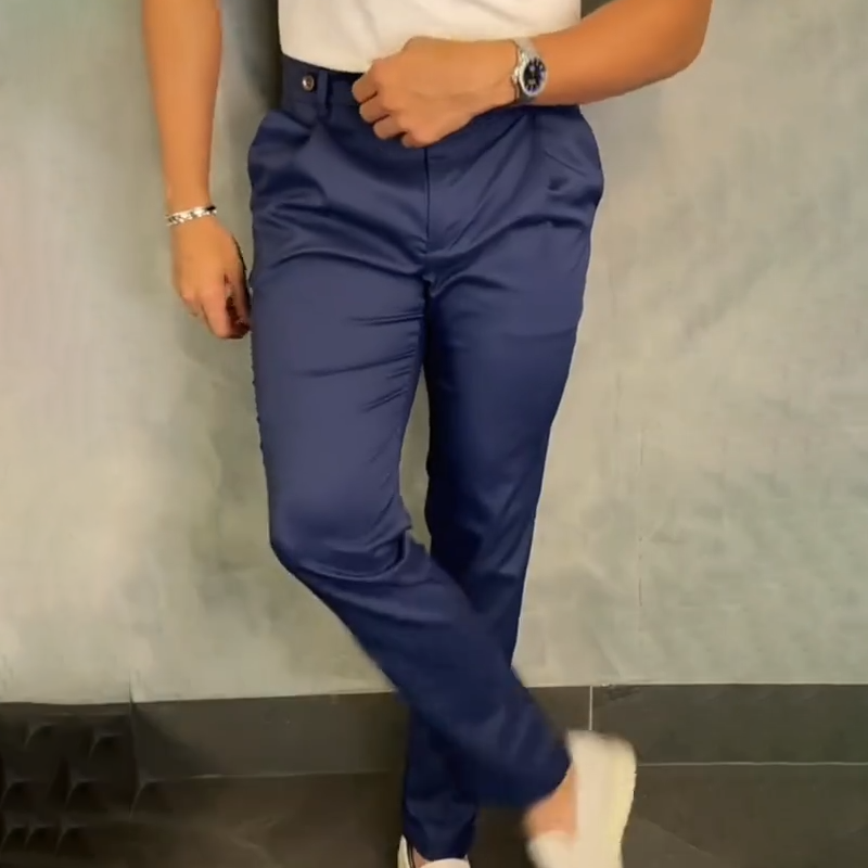 🔥Hot Sale Deals-Men's Slim Fit Tapered Dress Trousers