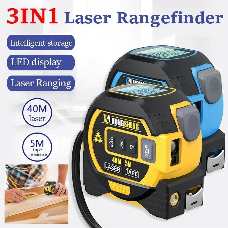 🎁High Precision Rangefinder Steel Tape Measure Tools