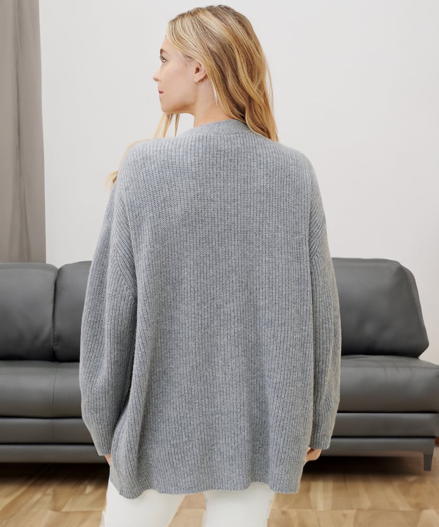 Fall-Winter Stylish Button Oversized Cocoon Cardigan