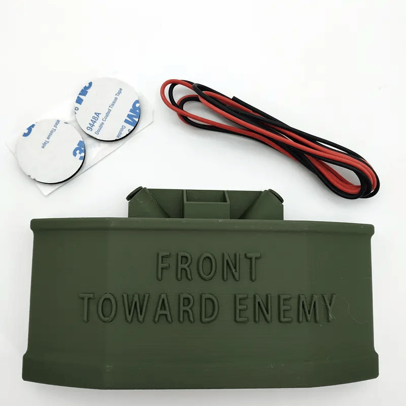 Military Theme Prank Doorbell Decor – Funny Tactical Style Door Decoration