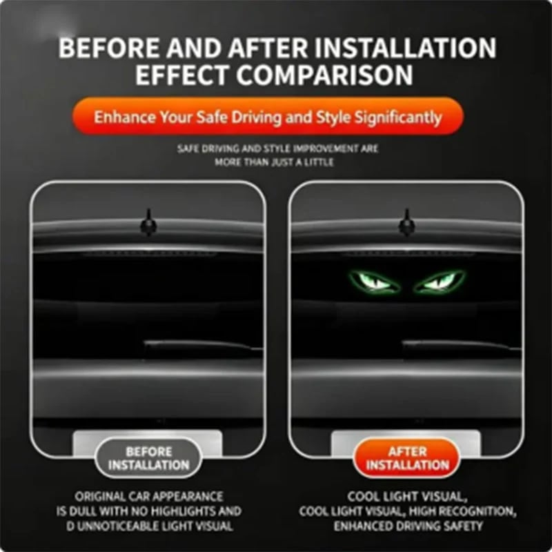 🎉🚗Solar-powered, weatherproof, automatic activation at dark – for more safety on the roadside. 🔥