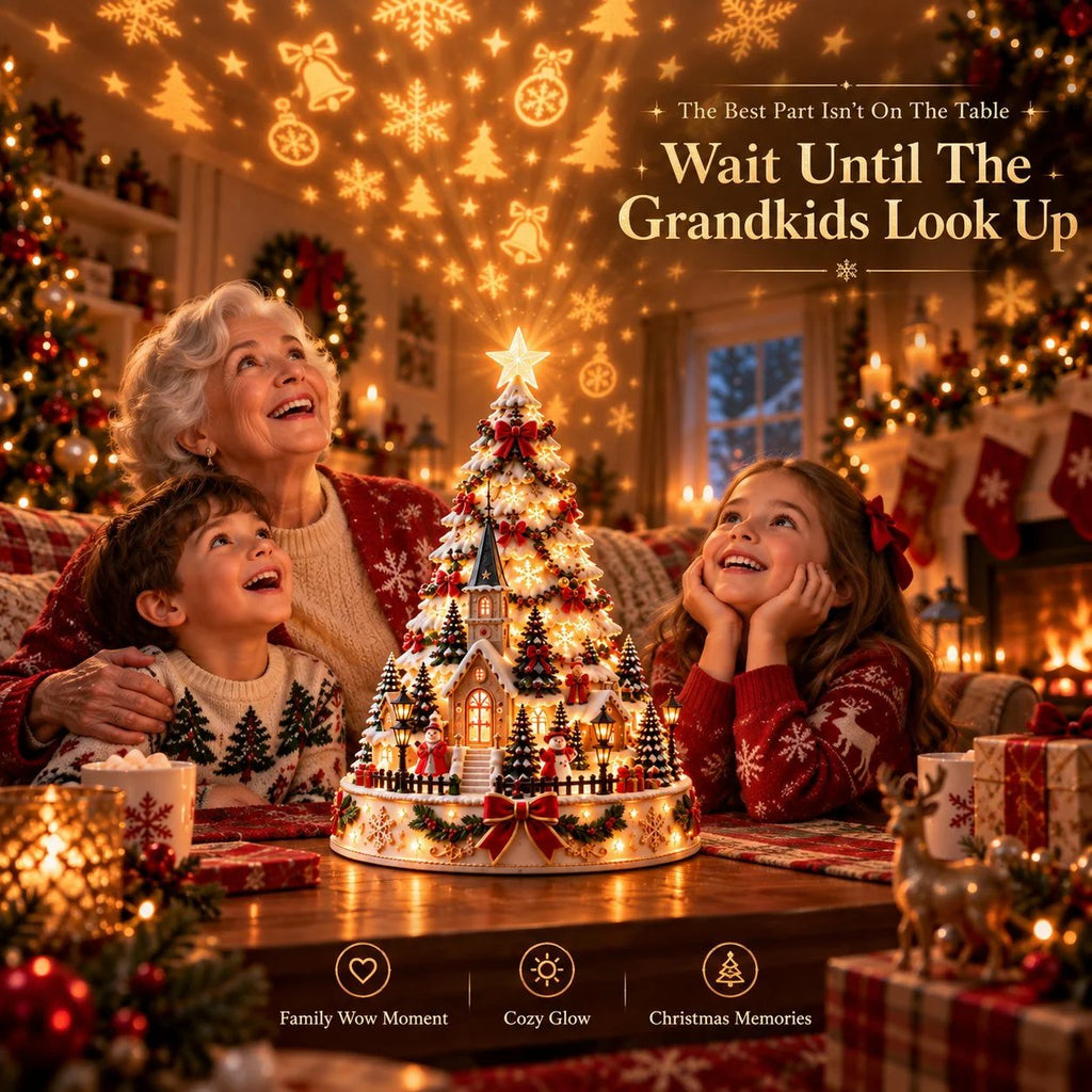 🏆 60,000+ Sold - 🎄Christmas Village Lightscape Tree
