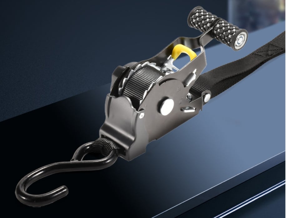 🔥 Retractable Auto Ratchet Strap