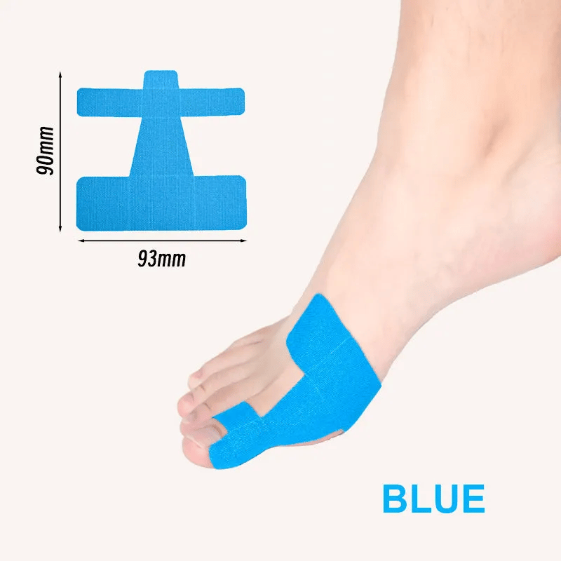 Bunion Corrector Kinesiology Tape - Precut Elastic Support for Big Toe