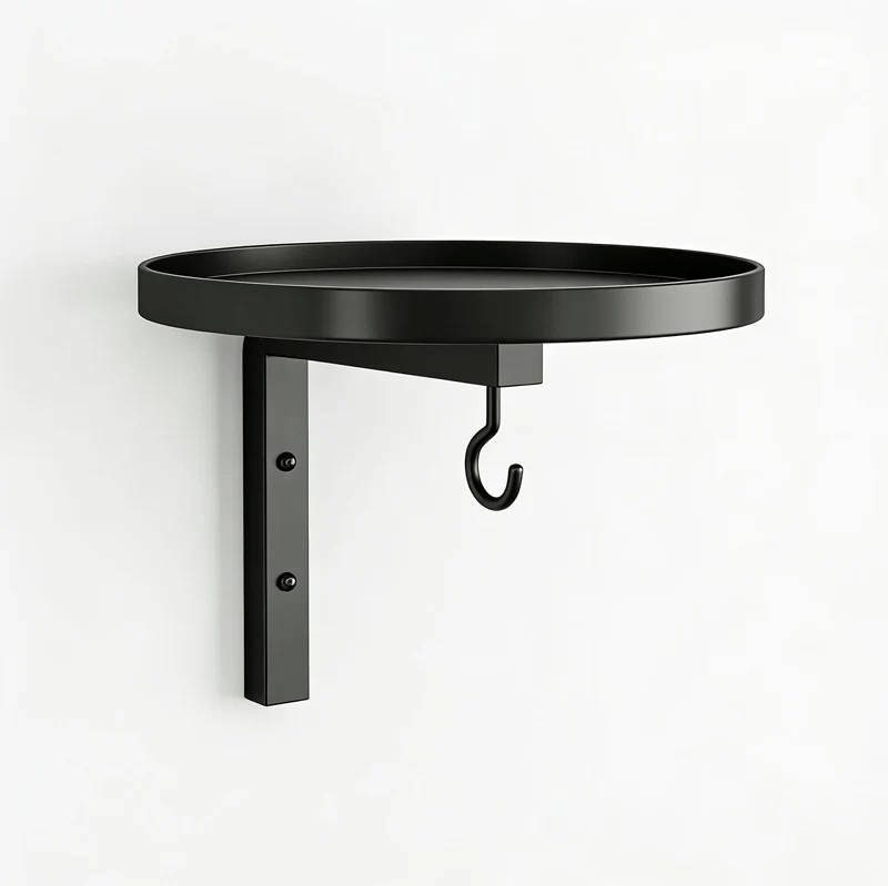 Wall-Mounted Metal Bird Bath – Antique Bronze Finish 🐦