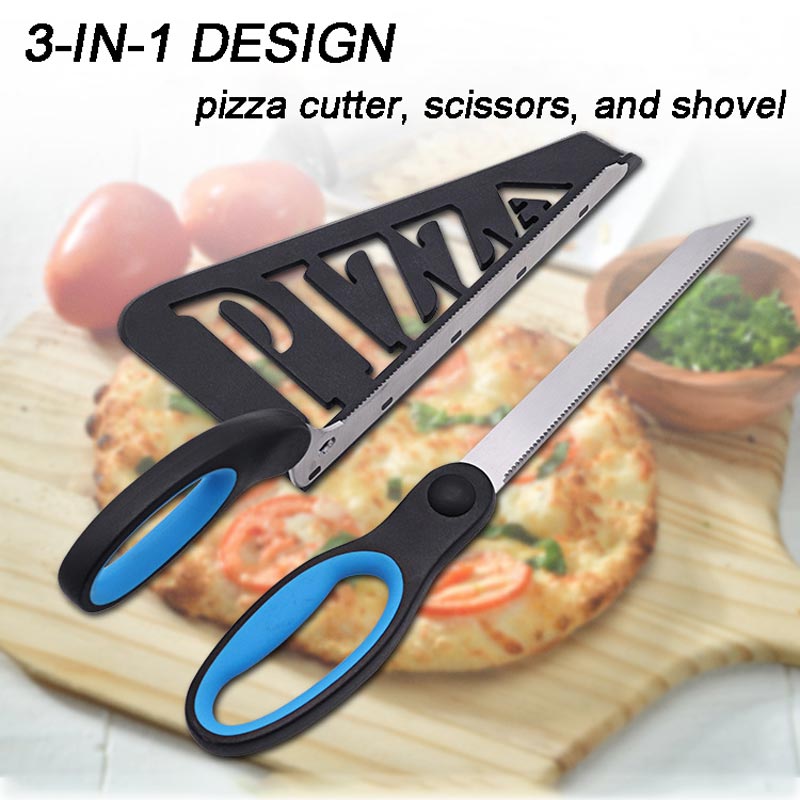 🔥3-in-1 Stainless Steel Pizza Scissors